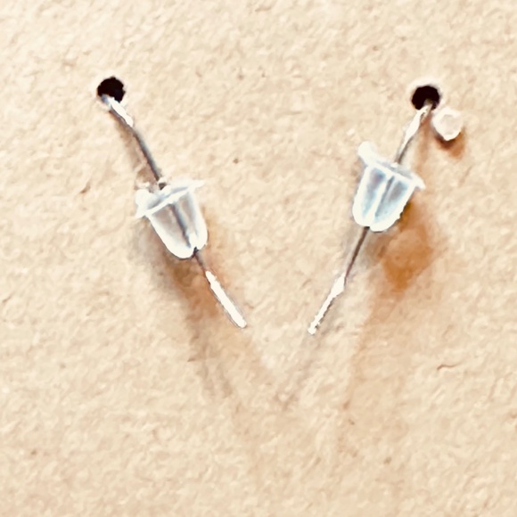 Stainless Steel Earring Hooks Dangle Teal Cocoa Cream Mug Silver Design Handmade - Picture 5 of 7